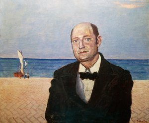 Portret Umberto Saby (pseudonim Umberto Poli autorstwa Vittorio Bolaffio