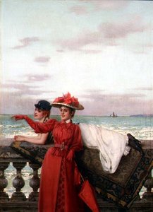 Daydreamers (jeden z pary) autorstwa Vittorio Matteo Corcos