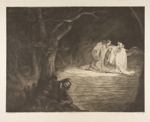 Chrystus na Górze Oliwnej, koniec XVIII – początek XIX wieku.