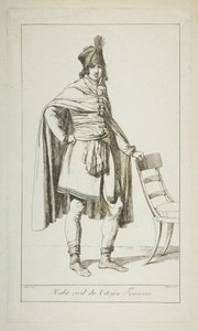 Strój cywilny obywatela francuskiego, 1794.