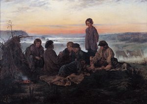 Bezhin Lea, 1869 autorstwa Vladimir Egorovic Makovsky