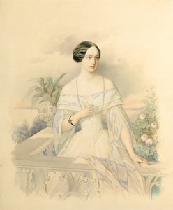 Portret wielkiej księżnej Olgi Nikołajewnej, 1846 (wc na tekturze)
