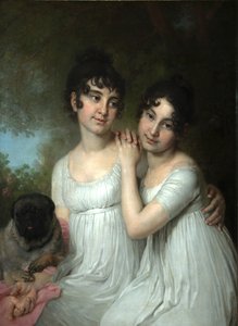 Portret hrabiny E.A. i AA Kurakin, 1802 autorstwa Vladimir Lukich Borovikovsky