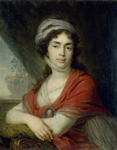Portret Marii Marfy Dmitrievny Duniny z domu Norov, 1799 autorstwa Vladimir Lukich Borovikovsky