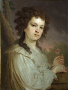Portret Olgi Kuźminichnej Filippowej 1772-1829, 1790 autorstwa Vladimir Lukich Borovikovsky