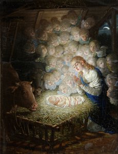Narodzenia Pańskiego Święta Noc”. autorstwa Vladimir Lukich Borovikovsky