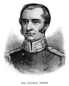 Sir George Gipps, gubernator Nowej Południowej Walii, 1886. autorstwa WA Hirschmann