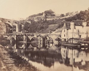 Port de Dinan, Bretania, 1856. autorstwa WA Mansell