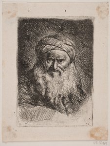 Stary człowiek w turbanie