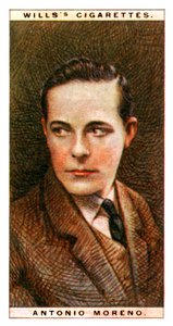 Antonio Moreno 1887-1967, aktor hiszpański, 1928.