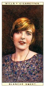 Blanche Sweet 1896-1986, amerykańska aktorka, 1928. autorstwa WD and HO Wills