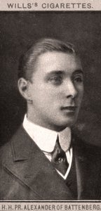H.H, PR. Aleksander z Battenberg, 1908. autorstwa WD and HO Wills
