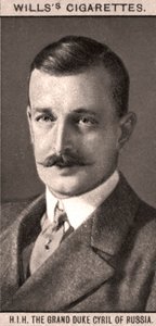 H.I.H Wielki Książę Cyryl Rosji, 1908. autorstwa WD and HO Wills