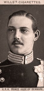 JKW Książę Aage Danii, 1908. autorstwa WD and HO Wills