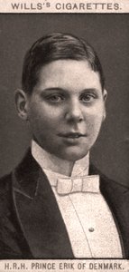 JKW Książę Erik z Danii, 1908. autorstwa WD and HO Wills