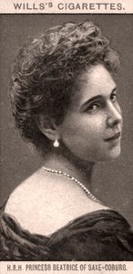 Jej Wysokość Księżniczka Beatrice z Saxe-Coburg, 1908. autorstwa WD and HO Wills
