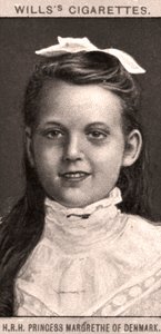 JKW Księżniczka Małgorzata z Danii, 1908. autorstwa WD and HO Wills