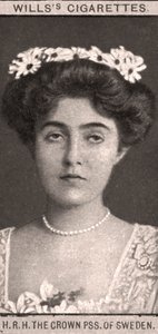 H.R.H Korona PSS. Szwecji, 1908. autorstwa WD and HO Wills