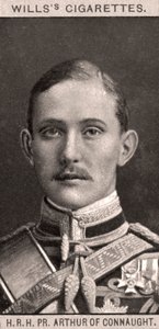 Książę Artur z Connaught, 1908. autorstwa WD and HO Wills