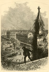 „Główna ulica, Buffalo, od kościoła św. Pawła”, 1872.