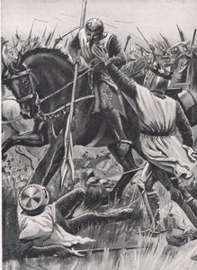 "Hold Fellow, I am Henry of Winchester you King", ilustracja z 