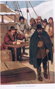 The Last of the Provision, ilustracja z „The Romance of Canada” (kolor lito) autorstwa W.R.S. Stott