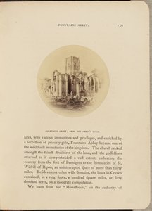Opactwo Fountains; z domu opata autorstwa W.R. Sedgfield
