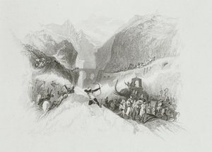 Hannibal (247-183 pne) Przechodząc przez Alpy autorstwa W.R. Smith