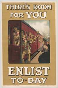 Jest miejsce dla ciebie zaciągnąć dzisiaj, 1914 autorstwa W. A. Fry