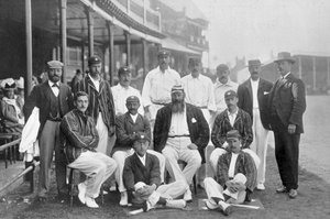 Anglia Test krykieta XI w Nottingham, Nottinghamshire, 1899.