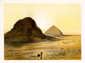 Ceglane piramidy Dashur, Egipt, ok. 1870 r.