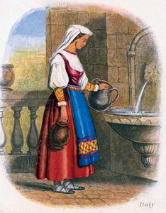 Włoszka zbierająca wodę, 1809.