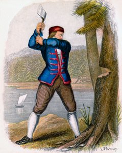 Drwal norweski, 1809 r.
