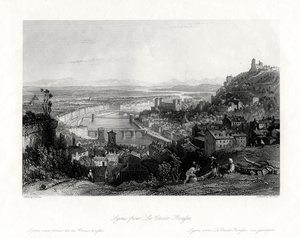 Lyon, Francja, 1875 autorstwa W Floyd