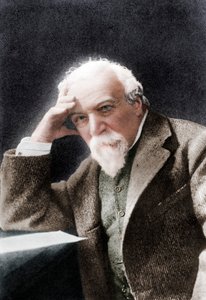 Robert Browning, angielski poeta i dramaturg, koniec XIX wieku. autorstwa W H Grove
