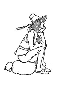Oh! Drogi Augustynie, ok. 1930 r. autorstwa William Heath Robinson