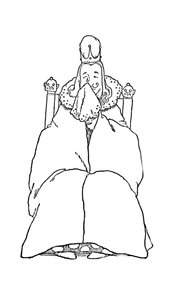 I płakał jak dziecko, ok. 1930 r. autorstwa William Heath Robinson