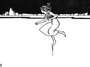 Biegła tak szybko, jak mogła, ok. 1930 r. autorstwa William Heath Robinson