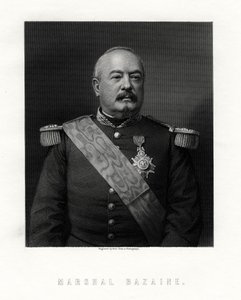 Achille Francois Bazaine, marszałek Francji, XIX wiek. autorstwa W. Holl