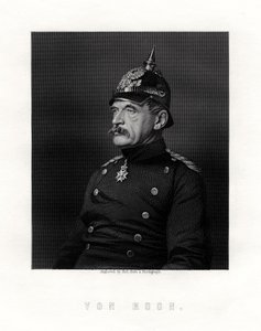 Albrecht Theodor Graf Emil von Roon, pruski żołnierz i polityk, XIX wiek. autorstwa W. Holl