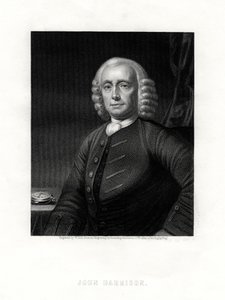 John Harrison, angielski zegarmistrz, XIX wiek. autorstwa W. Holl