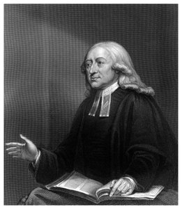 John Wesley, XVIII-wieczny angielski nonkonformistyczny kaznodzieja. autorstwa W. Holl