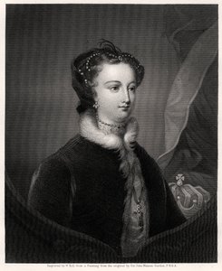 Maria Stuart, królowa Szkotów, XIX wiek autorstwa W. Holl
