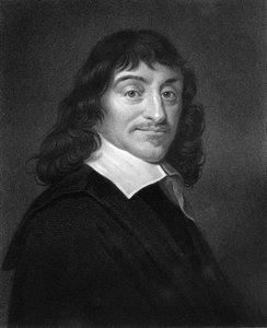 Rene Descartes, XVII-wieczny francuski filozof i matematyk, 1836.