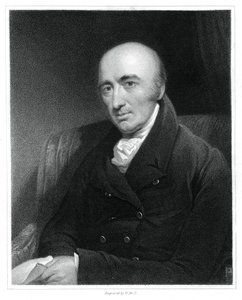 William Hyde Wollaston, angielski chemik i fizyk, 1833. autorstwa W. Holl