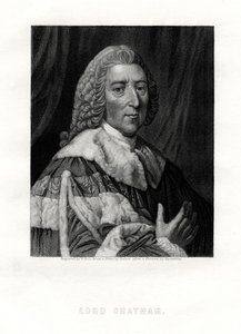 William Pitt, 1. hrabia Chatham, brytyjski mąż stanu wigów, XIX wiek. autorstwa W. Holl