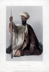 Arabski szejk, XIX w.