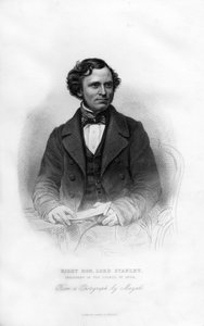 Edward Henry Stanley, 15 hrabia Derby, 1826-1893, brytyjski mąż stanu, XIX wiek.