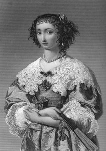 Henrietta Maria z Francji 1609-1669, królowa małżonka króla Karola I, 1851.