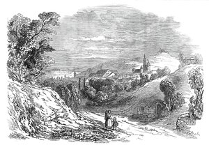 Coburg - z rysunku Jego Królewskiej Wysokości Księcia Alberta, 1845. autorstwa W. J. Linton